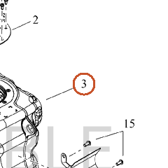 Harley-Davidson Tank, Fuel, Under Seat
