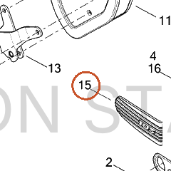 Harley-Davidson Insert, A-C Cover