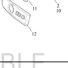 Harley-Davidson Airbox Cover Sub-Component, Insert, 11
