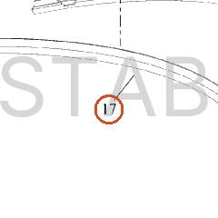 Harley-Davidson Trim, Rubber, Tank Console