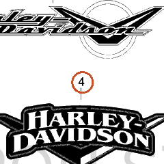 Harley-Davidson Medallion, Rh-F'tank