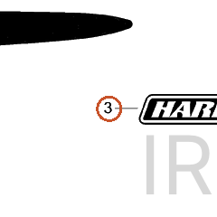 Harley-Davidson Medallion, Rh/F'tank