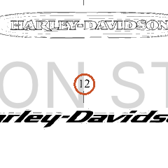 Harley-Davidson Medallion, Rh-F'tank
