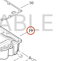 Harley-Davidson Oil Pan, X