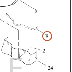 Harley-Davidson Trim Strip, Skirt