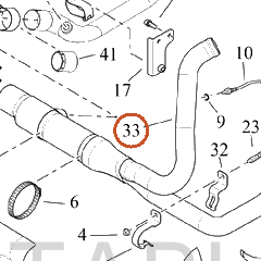 Harley-Davidson Pipe, Hdr, Exhaust, Assembly, Hdi