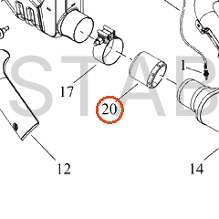Harley-Davidson Gasket, Exhaust, Muffler-Header
