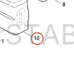 Harley-Davidson Battery Cover, Se Dyna, Prime