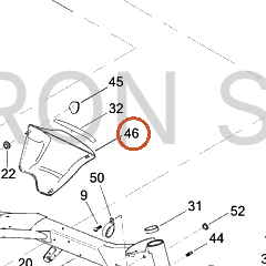 Harley-Davidson Sidecover Assembly, Rh