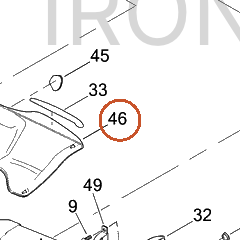 Harley-Davidson Sidecover Assembly, Rh