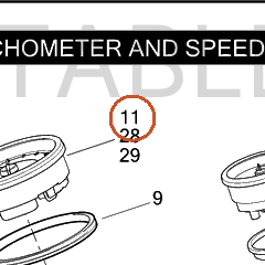 Harley-Davidson Speedo, Mph