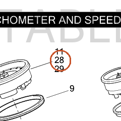 Harley-Davidson Speedo, Kph