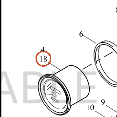 Harley-Davidson Speedo, Dual/Calib, Spun Alum