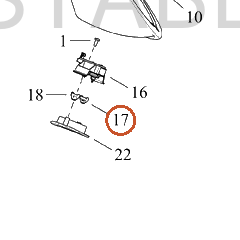 Harley-Davidson Housing, Tl, T-Pak Bezel Assembly, Hd