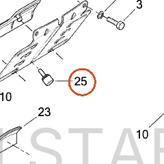 Harley-Davidson Bumper, Lic'se Plt Bracket