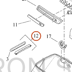 Harley-Davidson Reflector Assembly