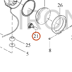 Harley-Davidson Bulb, Incand, X