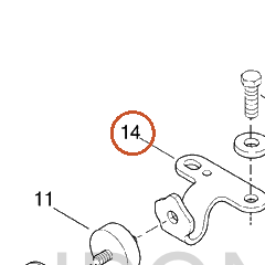 Harley-Davidson Bracket, Horn