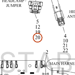 Harley-Davidson Lock, Secondary, 4way