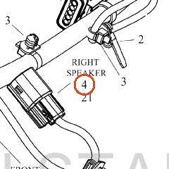 Harley-Davidson Connector, 2-Way Socket