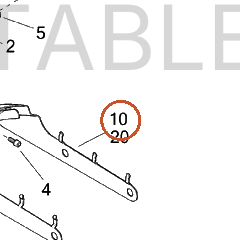 Harley-Davidson Bracket, T-Lamp