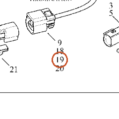 Harley-Davidson Housing, 2-Way, Socket, Bk, Cpa
