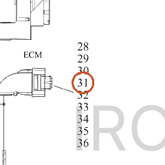 Harley-Davidson Connector, Cavity Plug, 0.64mm C