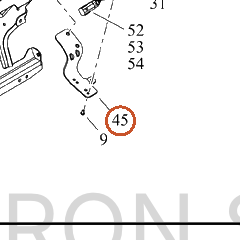 Harley-Davidson Elec Misc Component, Bracket