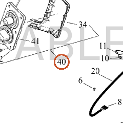 Harley-Davidson Harness, Wire, Internal, S-Bag Am