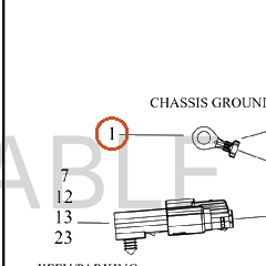 Harley-Davidson Harness, Wire, Chin Spoiler