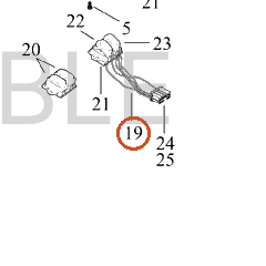 Harley-Davidson Wire Harness Assembly, Inr-Frng Cap