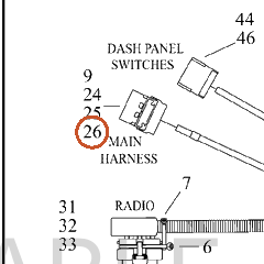 Harley-Davidson Harness, Wire, X