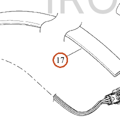 Harley-Davidson Conduit, Wire Hrns, Self-Adh(Po)