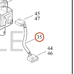 Harley-Davidson Harness, Ign Switch/Jumper, Hdi