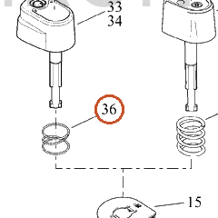 Harley-Davidson Spring, Ign Switch Knob(Po)
