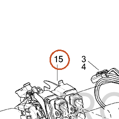 Harley-Davidson Hand Cont, Switchpack, Lh, Bezel&