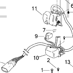 Harley-Davidson Kit-Switch, Front/Stoplamp