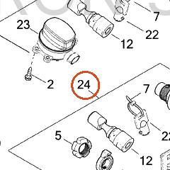 Harley-Davidson Switch, Ign, Fork Lock Set