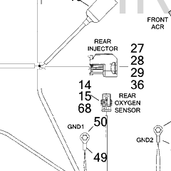 Harley-Davidson Housing, 2-Way Socket