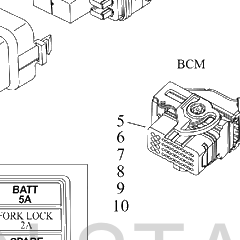 Harley-Davidson Housing, 48-Way Socket