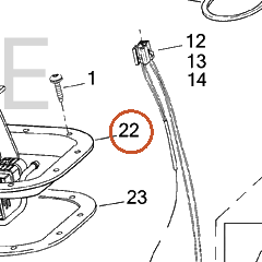 Harley-Davidson Top Plate Assembly
