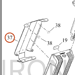 Harley-Davidson Mount, Infot, Bracket, Saddlebag