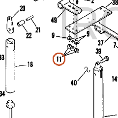 Harley-Davidson Nut, Hex