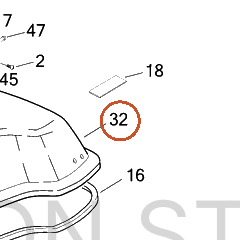 Harley-Davidson Cover, T-Pak/Pntd