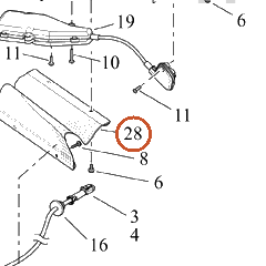 Harley-Davidson Blank-Cover, Lh, Saddlebag