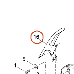 Harley-Davidson Filler Strip, S-Bag, X
