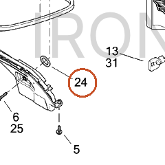 Harley-Davidson Seal, Handle Support, Saddlebag