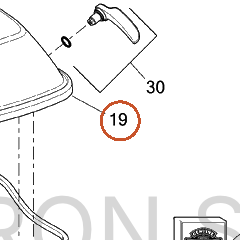 Harley-Davidson Kit-Cover, Rh-Saddlebag, Solid