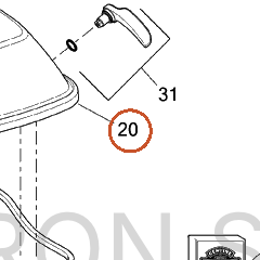 Harley-Davidson Kit-Cover, Rh-Saddlebag, Solid