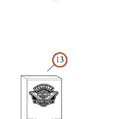 Harley-Davidson Kit, S-Bag, Mounting Brackets